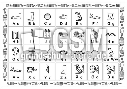 Hieroglyphen Vorlage ausmalen.pdf